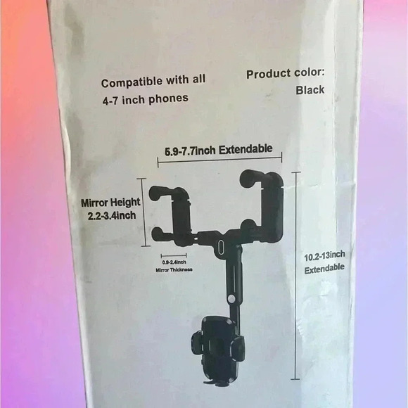 ++FREE w/ + $25 PURCHASE++ Multifunctional rearview mirror cell mobile holder - Picture 10 of 10